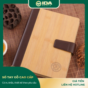 Sổ tay bìa gỗ cao cấp