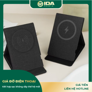 Giá đỡ điện thoại từ tính sạc không dây di động