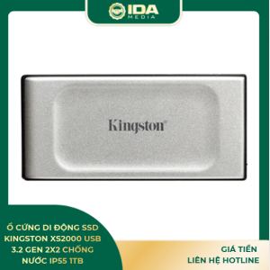 Ổ cứng di động SSD Kingston XS2000 USB 3.2 Gen 2x2 chống nước IP55 1TB