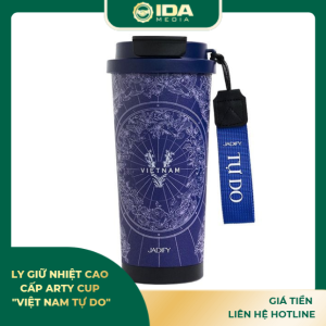 Ly Giữ Nhiệt Cao Cấp Arty Cup "Việt Nam Tự Do"
