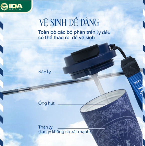 Ly Giữ Nhiệt Cao Cấp Arty Cup "Việt Nam Tự Do" - Ảnh 3
