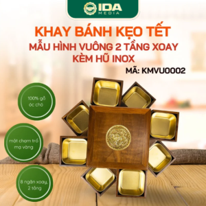 Alternative view of Khay mứt Tết 2 tầng, 8 ngăn