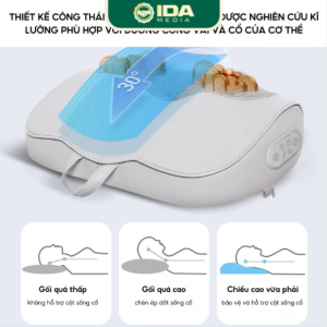 Alternative view of Gối Massage Cổ Vai Gáy DELAX