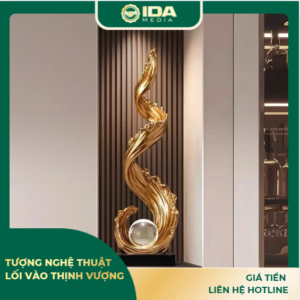 Trang trí nghệ thuật lối vào thịnh vượng