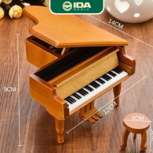 Alternative view of Hộp nhạc piano khắc tên, logo, thông điệp cá nhân