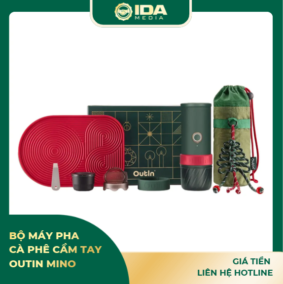 Bộ máy pha cà phê cầm tay Outin Mino