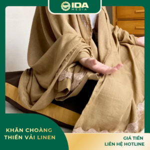 Khăn Choàng Thiền Vải Linen