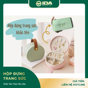 Hộp đựng trang sức Khắc Tên Theo Yêu Cầu