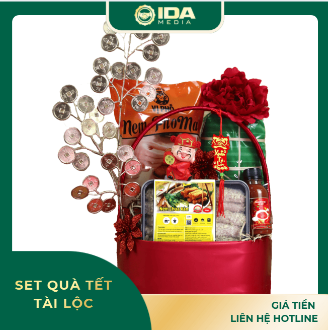 Giỏ Quà Tết Tài Lộc