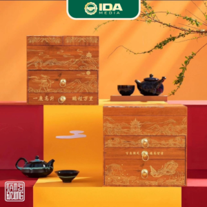 Alternative view of Set Trà Bách Điểu Triều Phụng Cao Cấp