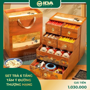 Set Trà 6 Tầng Tâm Ý Đường Thượng Hạng