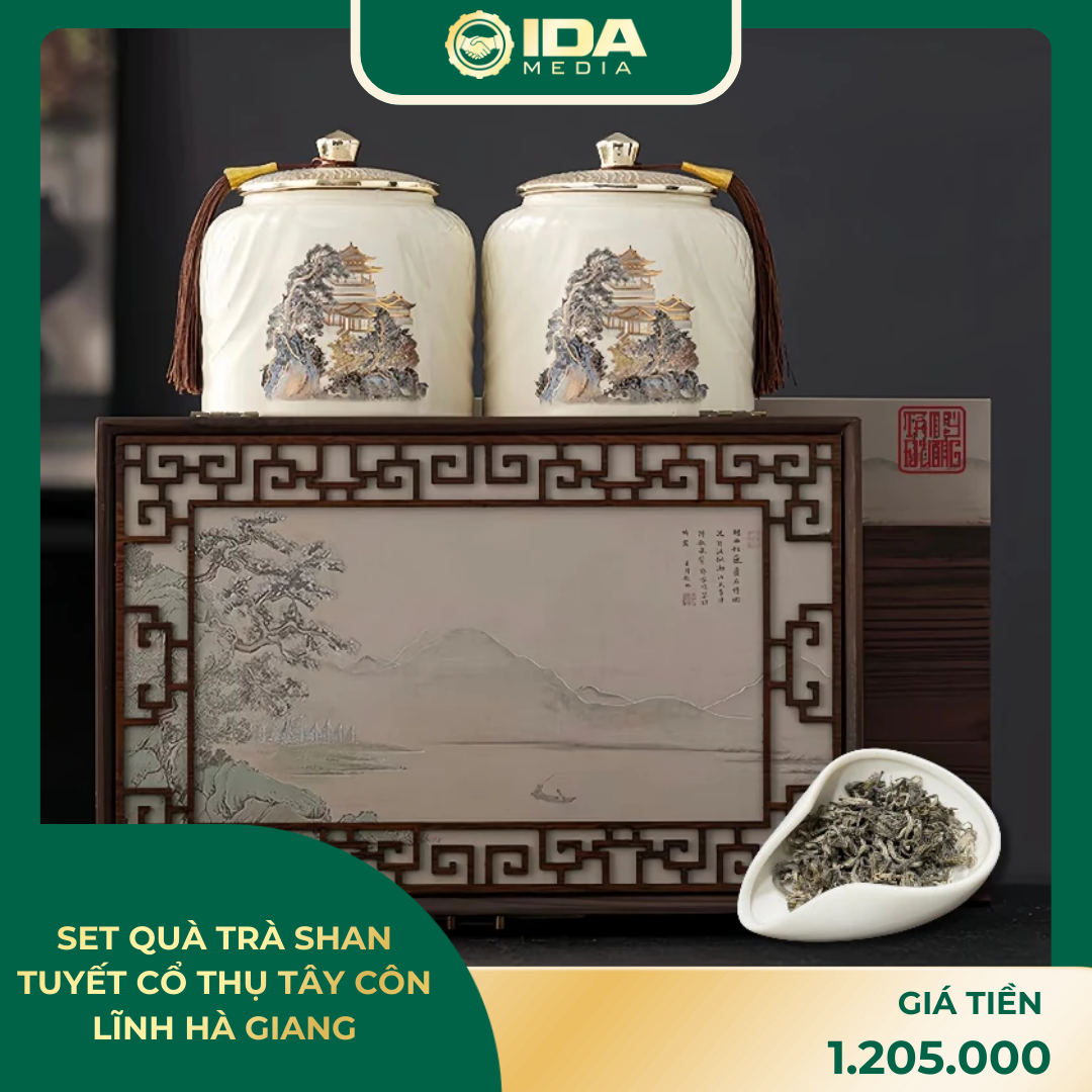Set Quà Trà Shan Tuyết Cổ Thụ Tây Côn Lĩnh Hà Giang
