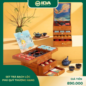Set Trà Bạch Lộc Phú Quý Thượng Hạng