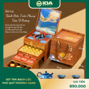 Set Trà Bách Điểu Triều Phụng Cao Cấp